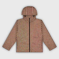 Женская ветровка Мелкая мозаика золотистый коричневый