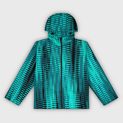 Женская ветровка Бирюзовый абстрактные полосы