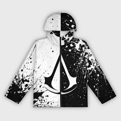 Женская ветровка Assasins Creed - black and white