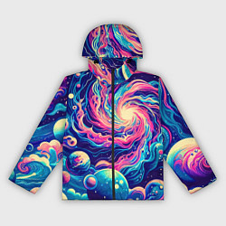 Женская ветровка Разноцветный бескрайний космос - нейросеть