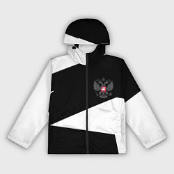 Женская ветровка Герб РФ геометрия текстура