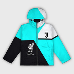 Женская ветровка Juventus x Liverpool geometry