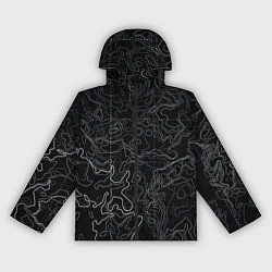 Женская ветровка Топографическая карта