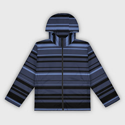 Женская ветровка В полоску тёмно-синий