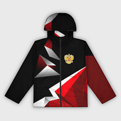 Женская ветровка Russia uniform - красный и черный