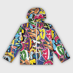 Женская ветровка Буква т в граффити