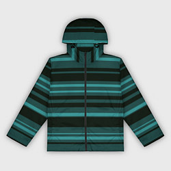 Женская ветровка Тёмно-бирюзовый полосами