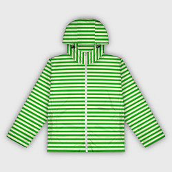 Женская ветровка Бежево-зелёный полосатый