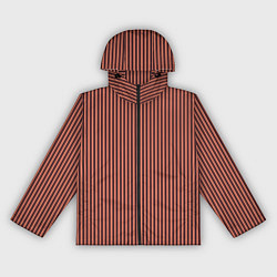 Женская ветровка Терракотовый в тонкую полоску