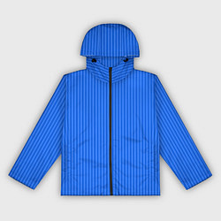 Женская ветровка Лазурный синий в тонкую полоску