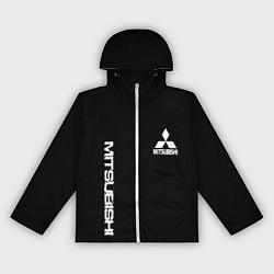 Женская ветровка Mitsubishi logo white auto