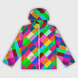 Женская ветровка Блоки цветового конструктора