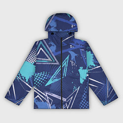 Женская ветровка Яркий абстрактный узор для спорта