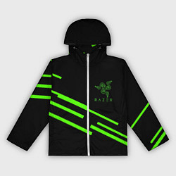 Женская ветровка Razer line green