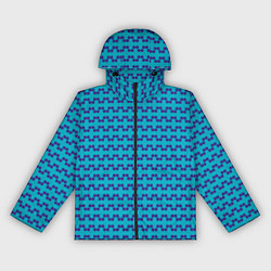 Женская ветровка Полосный паттерн из окружностей