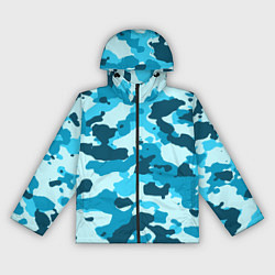 Женская ветровка Военная текстура камуфляжа