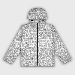 Женская ветровка Человечки и пришельцы