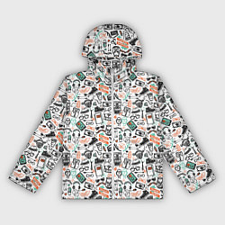 Женская ветровка Дудл хипстер