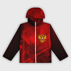 Женская ветровка Россия герб текстура