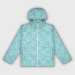 Женская ветровка Мозаика на голубом