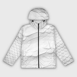 Женская ветровка Белая чешуя змеи