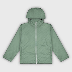 Женская ветровка Текстура пыльно-зелёный однотонный