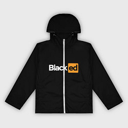 Ветровка с капюшоном женская Blacked, цвет: 3D-белый