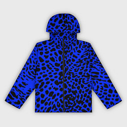 Женская ветровка Ярко-синий с чёрными пятнами