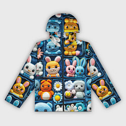 Женская ветровка Пэчворк с зайцами