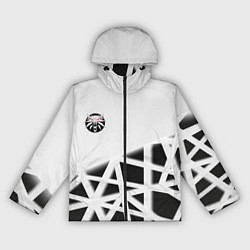 Ветровка с капюшоном женская The Witcher 3 logo geometry, цвет: 3D-черный