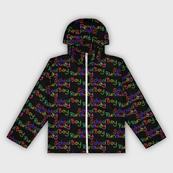 Женская ветровка Logo - Schoolboy Runaway pattern