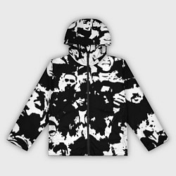 Женская ветровка Все рэперы черно белый