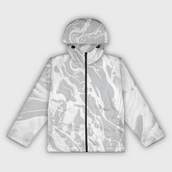 Женская ветровка Светлый серый абстракция