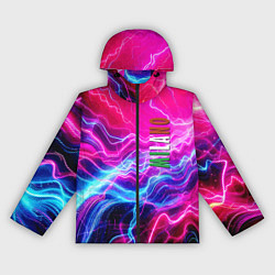 Женская ветровка Milano - neon abstraction