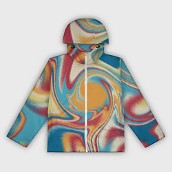 Женская ветровка Абстракция цветные вихри