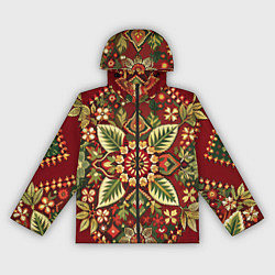 Женская ветровка Стиль советского ковра узоры и орнамент