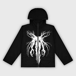 Ветровка с капюшоном женская Dark gothic angel, цвет: 3D-черный