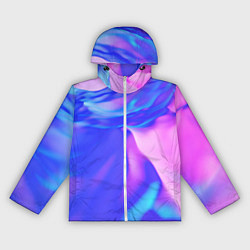 Женская ветровка Неоновая текстура абстракция