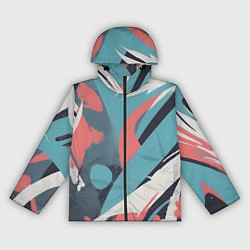 Женская ветровка Граффити в пастельных тонах абстракция