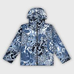 Женская ветровка Колеса сансары Будда и голова слона