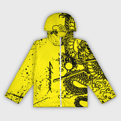 Женская ветровка Syberpunk dragon tatoo