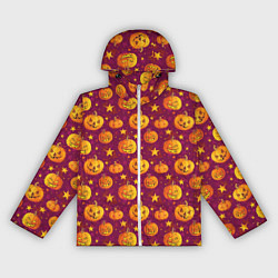 Женская ветровка Веселые тыквы на Хэллоуин