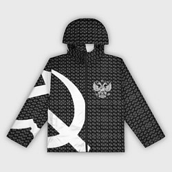 Женская ветровка Герб РФ паттерн стиль ссср