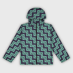 Женская ветровка Мятные зигзаги