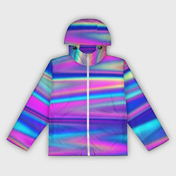 Женская ветровка Неоновые полосы градиент