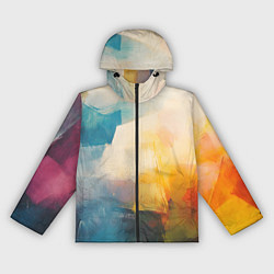 Женская ветровка Живопись мазками