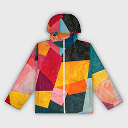 Женская ветровка Геометрия мозайка