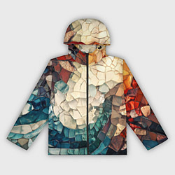 Женская ветровка Мозаика в виде плитки
