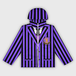 Женская ветровка Академия Невермор фиолетовый верх