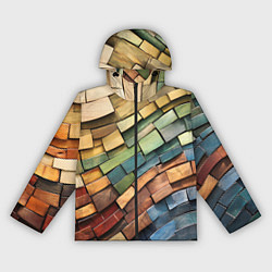 Женская ветровка Волнистая мозаика